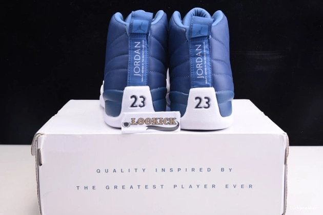 Cheap LUCY 130690-404 Stone Retro Blue Air 12 Jordan 0717